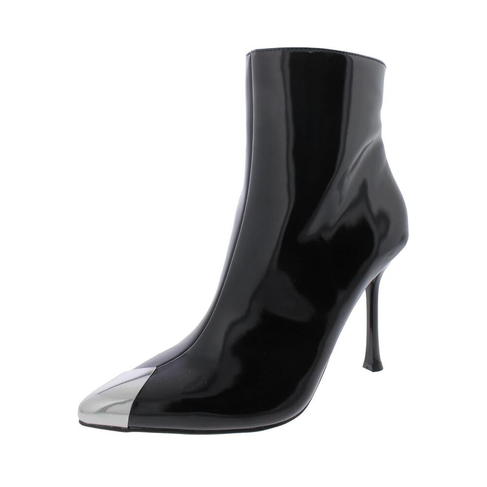 INC Womens Rohese Patent Ankle Boots Size 5 NEW # Box M750